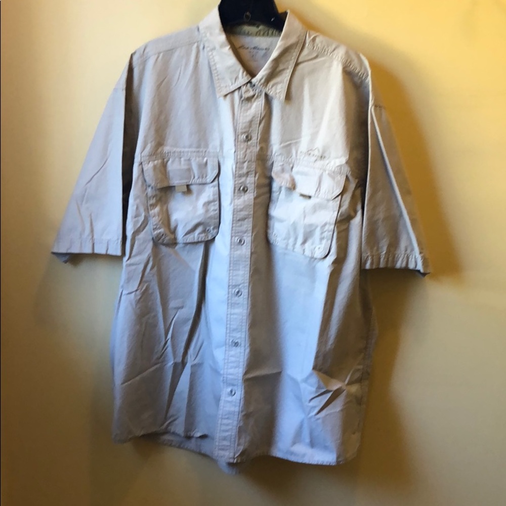 Men’s Eddie Bauer S/S XL cotton shirt